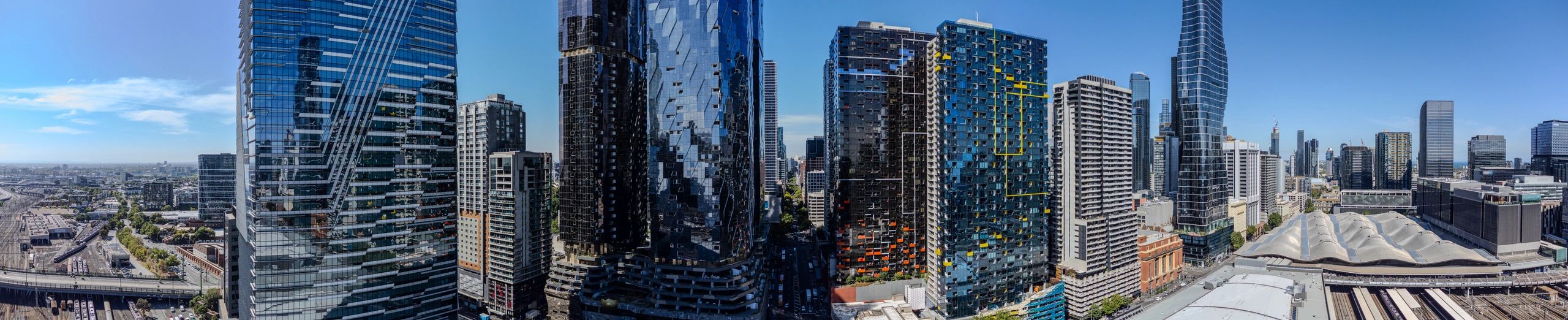 City skyline panorama representing real estate market opportunities